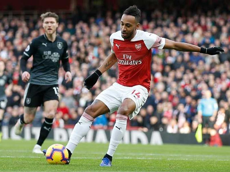 Pierre-Emerick Aubameyang Double Sees Off Burnley As Mesut Ozil Returns For Arsenal