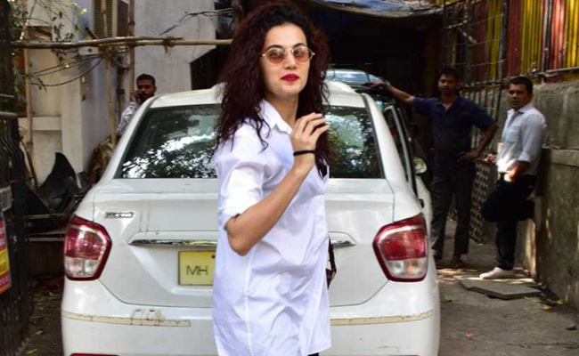 Here's How To Get Taapsee Pannu's Casual Shirt And Boots Look