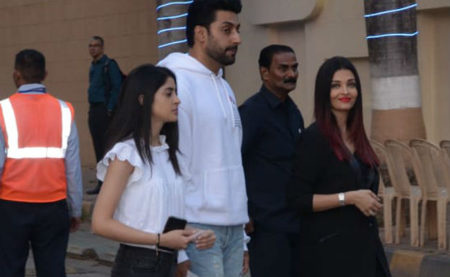 Navya Naveli Nanda Accompanies Aishwarya Rai And Abhishek Bachchan To Aaradhya's School Event. See Pics
