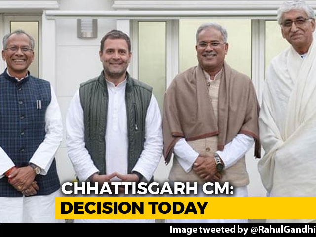 4 In Race For Chhattisgarh Top Job, Name To Be Announced Today