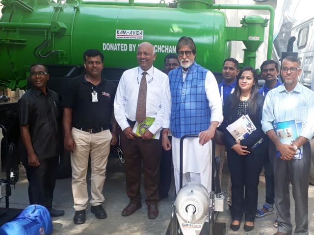 Amitabh Bachchan Fulfills His Promise, Donates Sewer Cleaning Machines