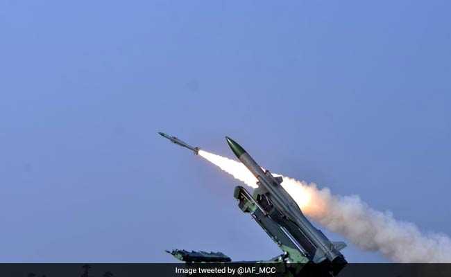 Air Force Conducts Combined Guided Firing Of 4 Surface-To-Air Missiles