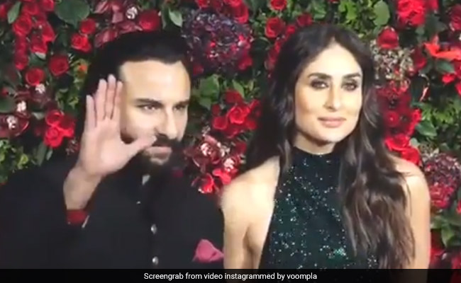 सैफ अली खान-करीना कपूर दे रहे थे पोज, लगने लगे 'तैमूर-तैमूर' के नारे- देखें Video