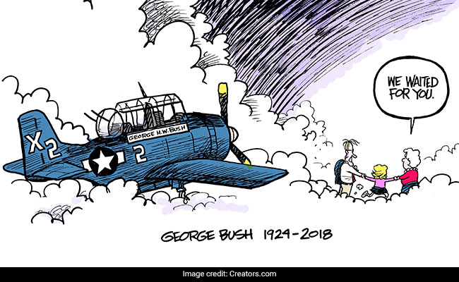 This Emotional HW Bush Cartoon Went Viral, Touching Even His Family