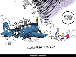 This Emotional HW Bush Cartoon Went Viral, Touching Even His Family This Emotional HW Bush Cartoon Went Viral, Touching Even His Family