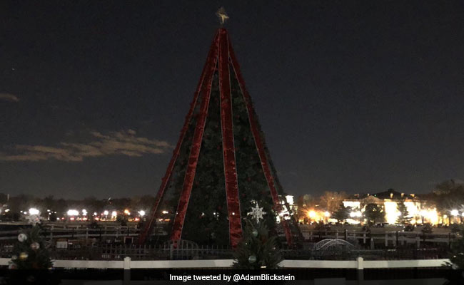 National Christmas Tree Goes Dark On Third Day Of US Government Shutdown