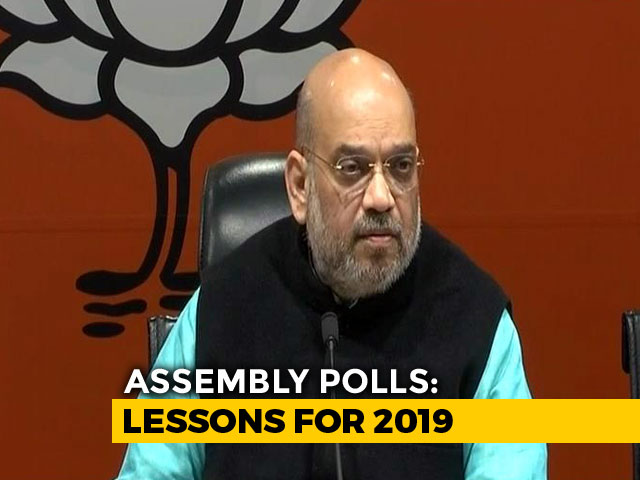 In Marathon Meet Today, Amit Shah To Discuss BJP's Election Rout