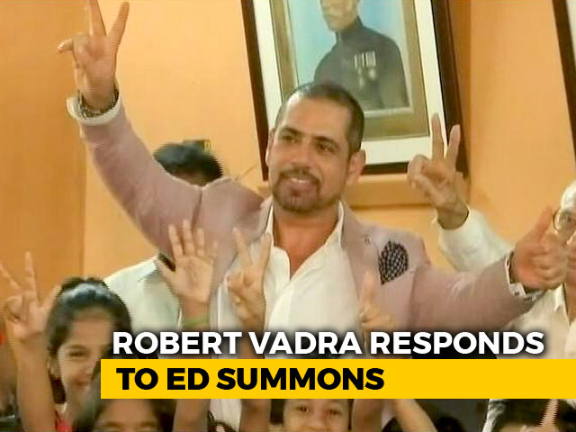 "Unceasing Witch-Hunt", Alleges Robert Vadra, On Land Case Summons