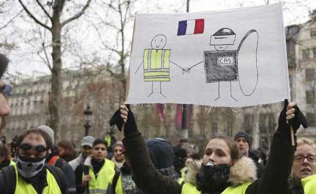 Anger At Emmanuel Macron Grows As Yellow Vest Protests Continue In France