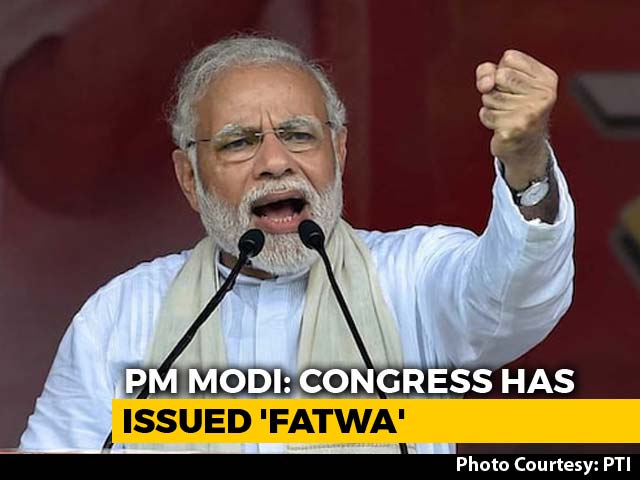 After Rahul Gandhi's "Bharat Mata" Jibe, PM Modi's "Fatwa" Retort
