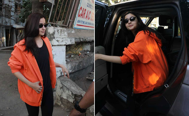 Alia Bhatt Paints A Winter Day Bright With Her Orange Sweatshirt