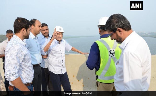 In Rare Public Appearance, Manohar Parrikar Inspects Work On Goa Bridges