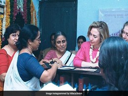 In Moving Post, Hillary Clinton Shares Inspiring Story Of Indian Woman In Moving Post, Hillary Clinton Shares Inspiring Story Of Indian Woman