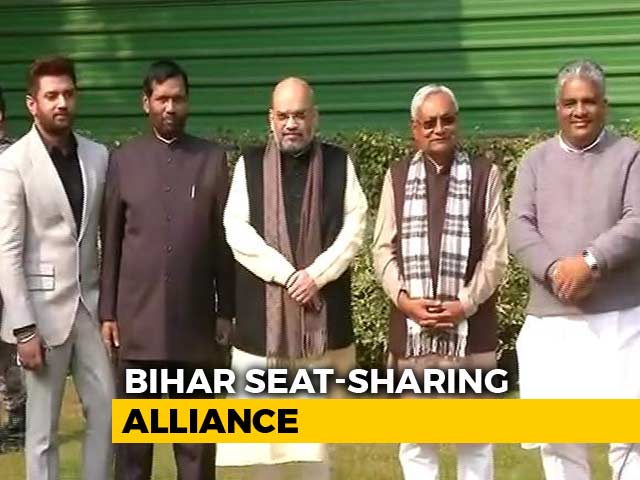 BJP, Nitish Kumar And Paswans Announce Bihar Deal After Weeks Of Turmoil