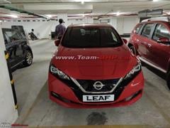 Nissan Leaf Electric Car Spotted In India