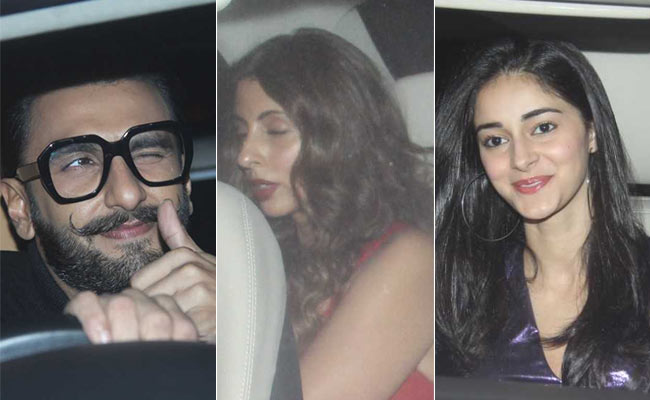 Ranveer Singh, Shweta Bachchan Nanda, Ananya Panday And Others Attend Ritesh Sidhwani's Pre-Christmas Bash