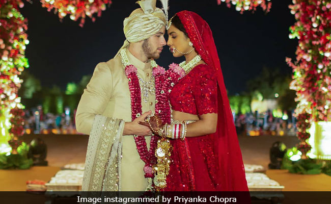 The Making Of Priyanka Chopra's Red Bridal Couture For Her Wedding To Nick Jonas