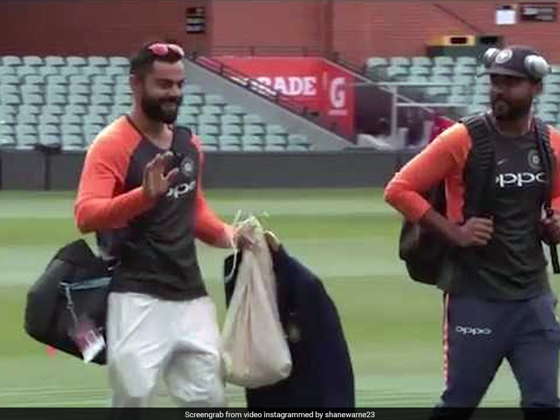 Virat Kohli Giggles At His Own Dance Video Shown By Shane Warne. Watch