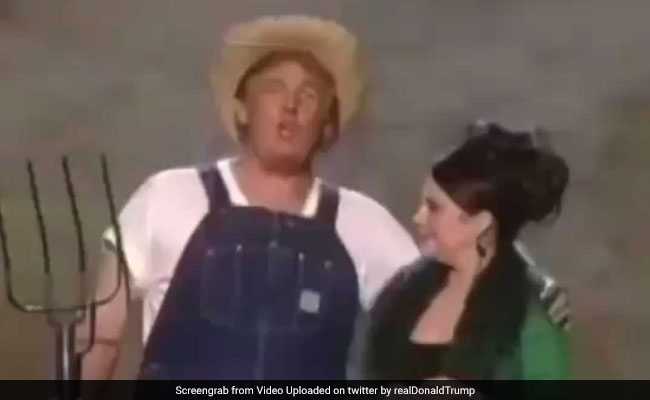 Trump Tweeted Clip Of Him Singing At The Emmys. Because Of The Farm Bill