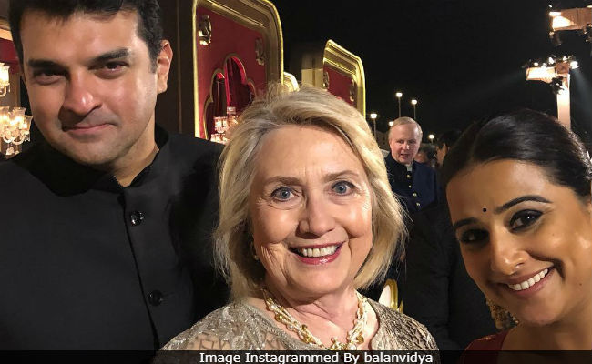 Vidya Balan Posts 'Precious Pic' With Hillary Clinton From Isha Ambani And Anand Piramal's Pre-Wedding Party