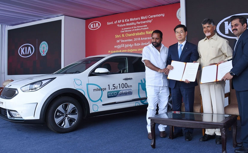 Kia Niro Hybrid, Niro Plug-In Hybrid And Niro EV Handed Over To Andhra Pradesh Government For Trial Runs