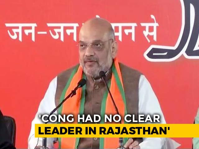 Congress Can't Even Decide On Chief Ministerial Candidate, Says Amit Shah