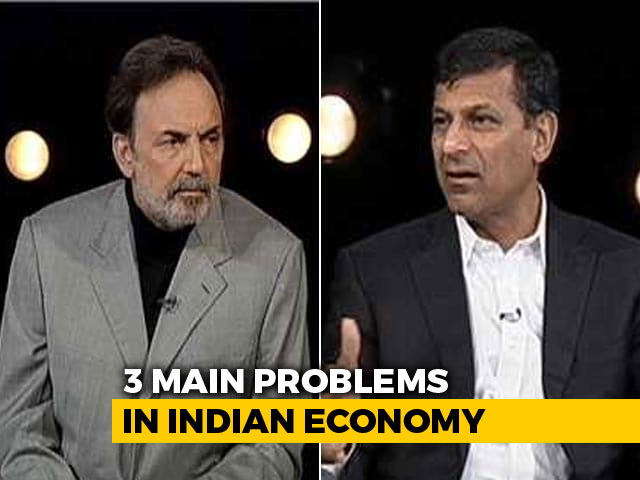 Raghuram Rajan On 3 Main Problems In Indian Economy