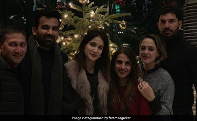Inside Sagarika Ghatge, Hazel Keech, Zaheer Khan And Yuvraj Singh's Christmas Celebration In Austria
