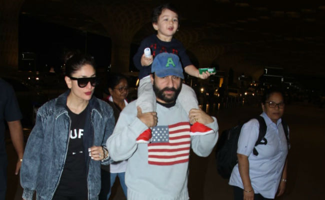 Ahead Of Taimur's Birthday, Kareena Kapoor And Saif Ali Khan Leave For South Africa. See Pics