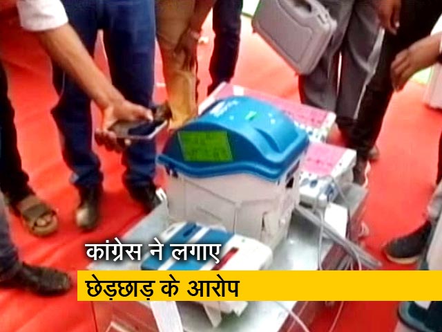 मध्यप्रदेश में ईवीएम की सुरक्षा पर उठे सवाल