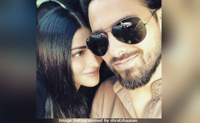 'You Make Me Laugh:' Shruti Haasan's Caption For Pic With Boyfriend Michael Corsale