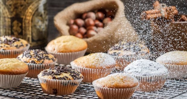 एगलेस वनीला मफिन्स Recipe