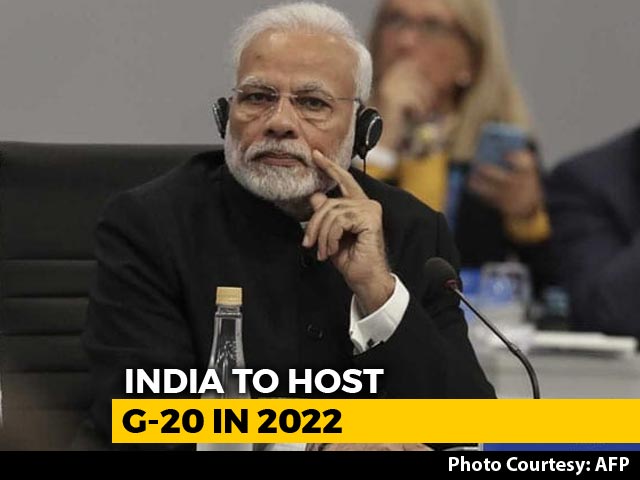 India To Host G20 Summit In 2022, 75th Year Of Independence, Says PM Modi