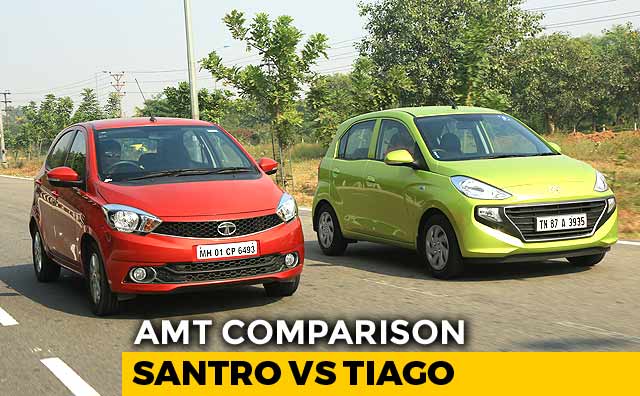 Hyundai Santro AMT vs Tata Tiago AMT: Comparison Review