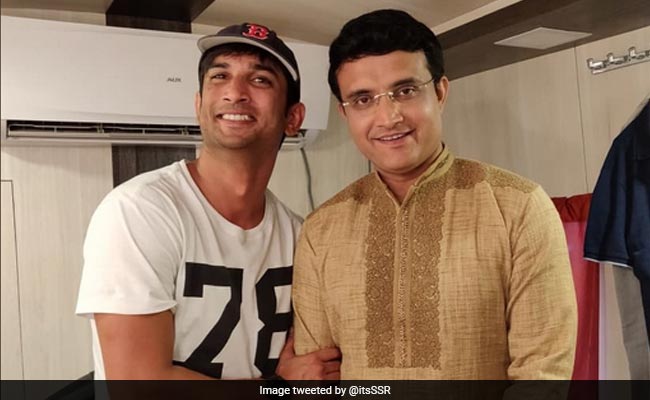 सुशांत सिंह राजपूत ने शेयर की सौरव गांगुली के साथ फोटो, बोले- 'क्या शानदार व्यक्ति हैं'