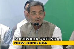 Ex-Minister Upendra Kushwaha, Who Quit NDA, Joins Grand Alliance Ex-Minister Upendra Kushwaha, Who Quit NDA, Joins Grand Alliance