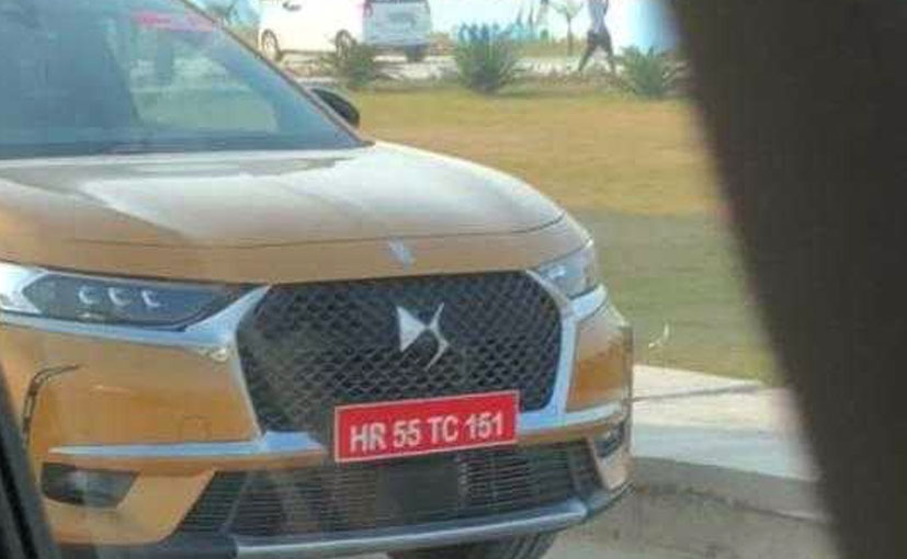 DS7 Crossback SUV Caught Testing In India