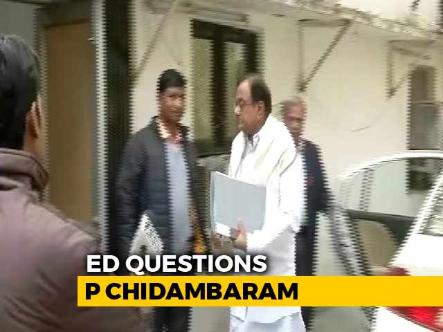 P Chidambaram Being Questioned By Probe Agency In INX Media Case