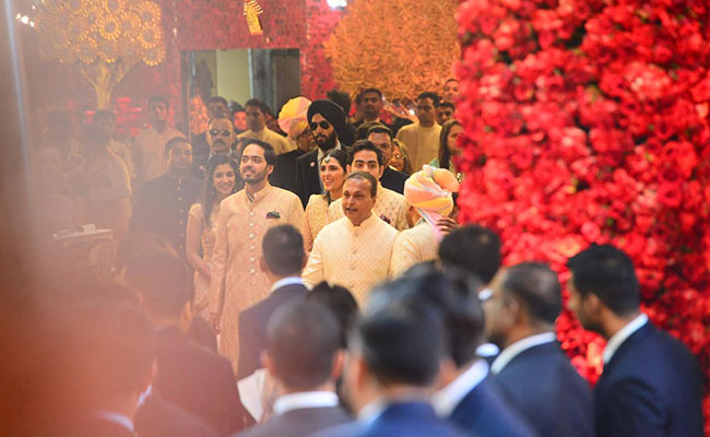 Isha Ambani - Anand Piramal Wedding: First Pictures From Ambani Residence
