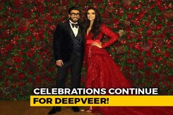 Deepika And Ranveer Make A Spectacular Entry At Mumbai Reception Deepika And Ranveer Make A Spectacular Entry At Mumbai Reception