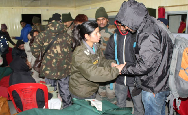 Over 3,000 Tourists Stuck In Sikkim Due To Heavy Snowfall Rescued By Army