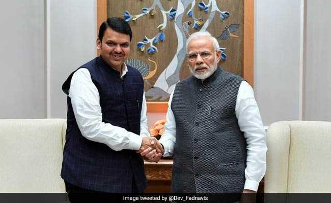 Devendra Fadnavis Meets PM, Briefs Him On Maharashtra Drought Situation
