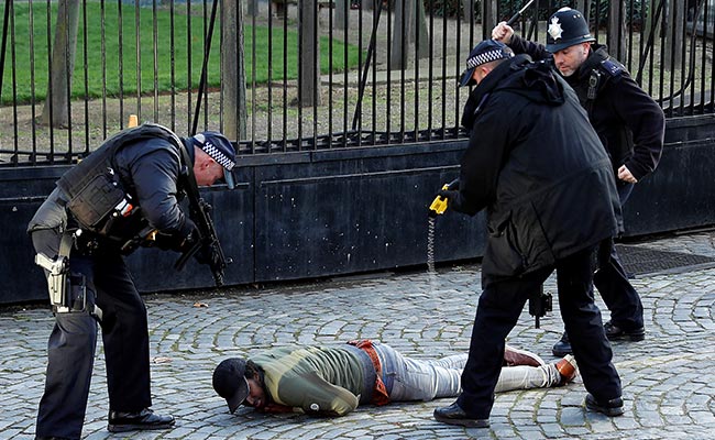 British Police Arrest Man Inside The Grounds Of Parliament