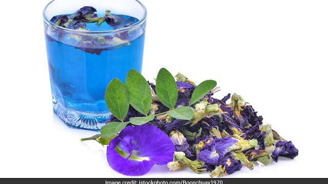 Butterfly pea flower tea is usually consumed as an after-dinner drink