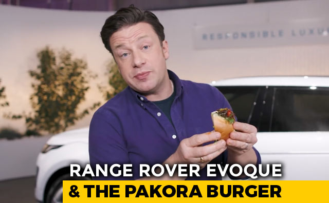 Range Rover Evoque, Jamie Oliver And The Pakora Burger