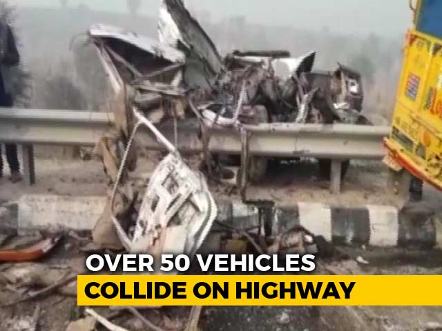 8 Killed In 50-Vehicle Pile-Up In Dense Fog In Haryana