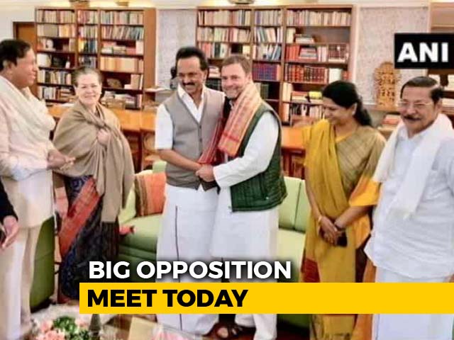 Rahul Gandhi, Arvind Kejriwal, Mamata Banerjee At Opposition Meet Today