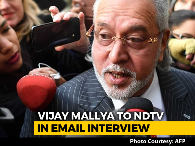 India Focused On Getting Me Than Recovering Money: Vijay Mallya To NDTV