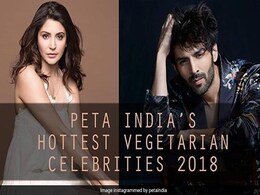 Anushka Sharma, Kartik Aaryan Win India's Hottest Vegetarian Title In PETA Poll Anushka Sharma, Kartik Aaryan Win India's Hottest Vegetarian Title In PETA Poll