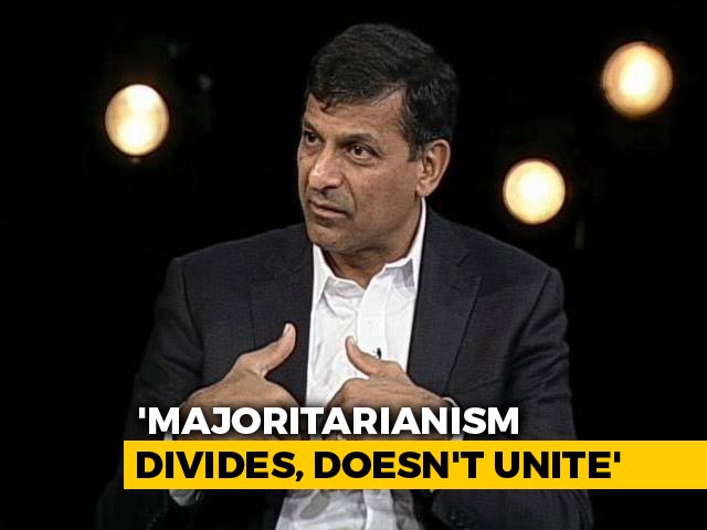 Worry About Majoritarianism: Raghuram Rajan To NDTV